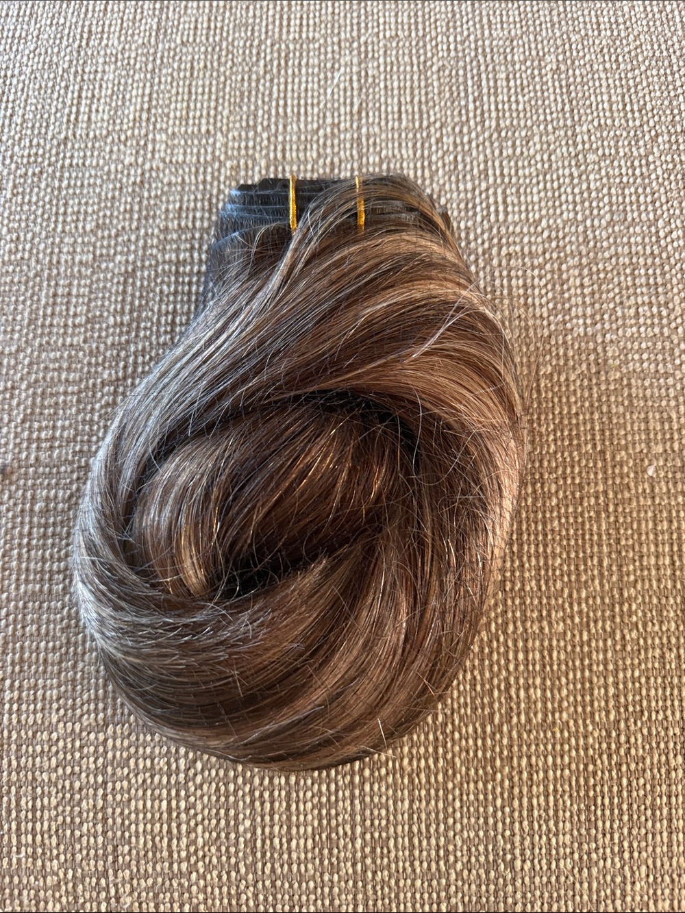 GOO GOO Clip in Hair Extensions 18” T4/27P4 New - Picture 3 of 8